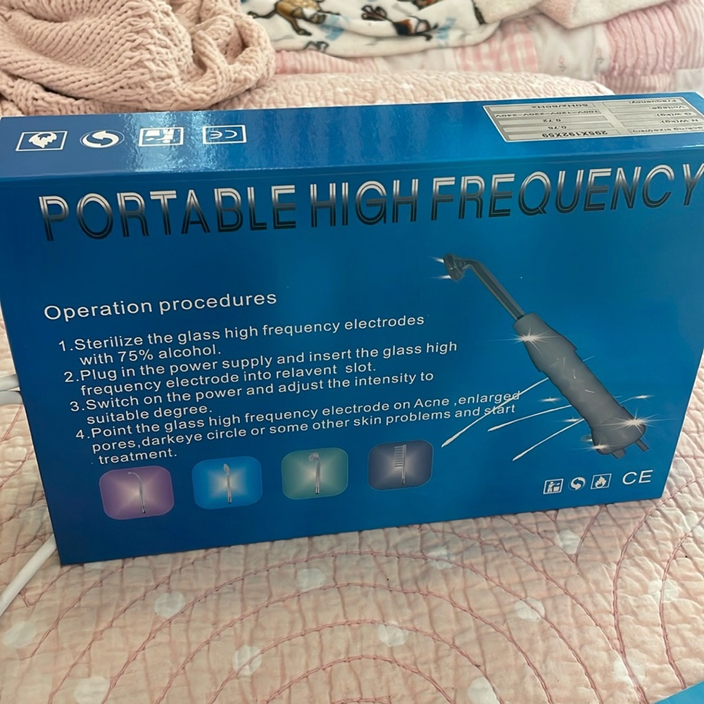 Handheld face high frequency